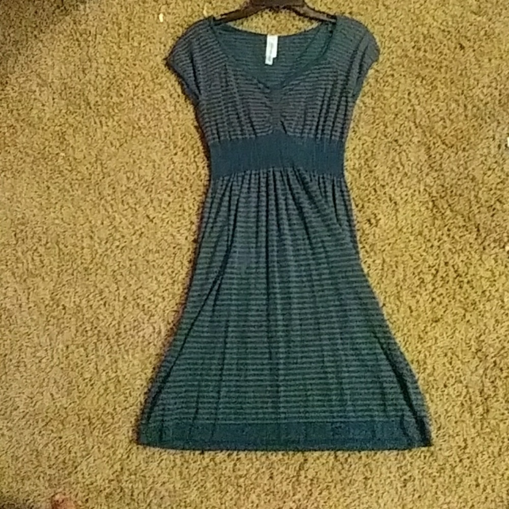 A striped dress